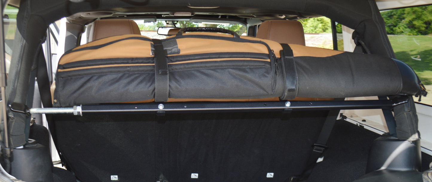 Quick-Draw™Single Overhead Case Rack for JEEP, Model QD877-OCR-JEEP, 42"-48"