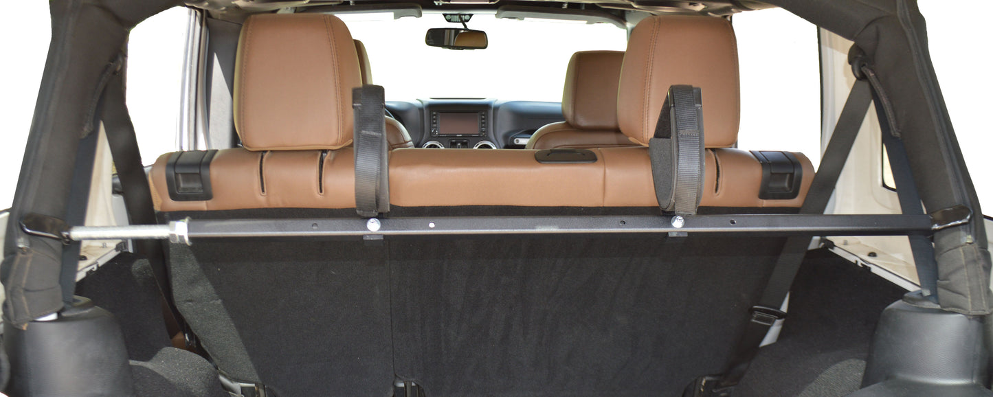 Quick-Draw™Single Overhead Case Rack for JEEP, Model QD877-OCR-JEEP, 42"-48"